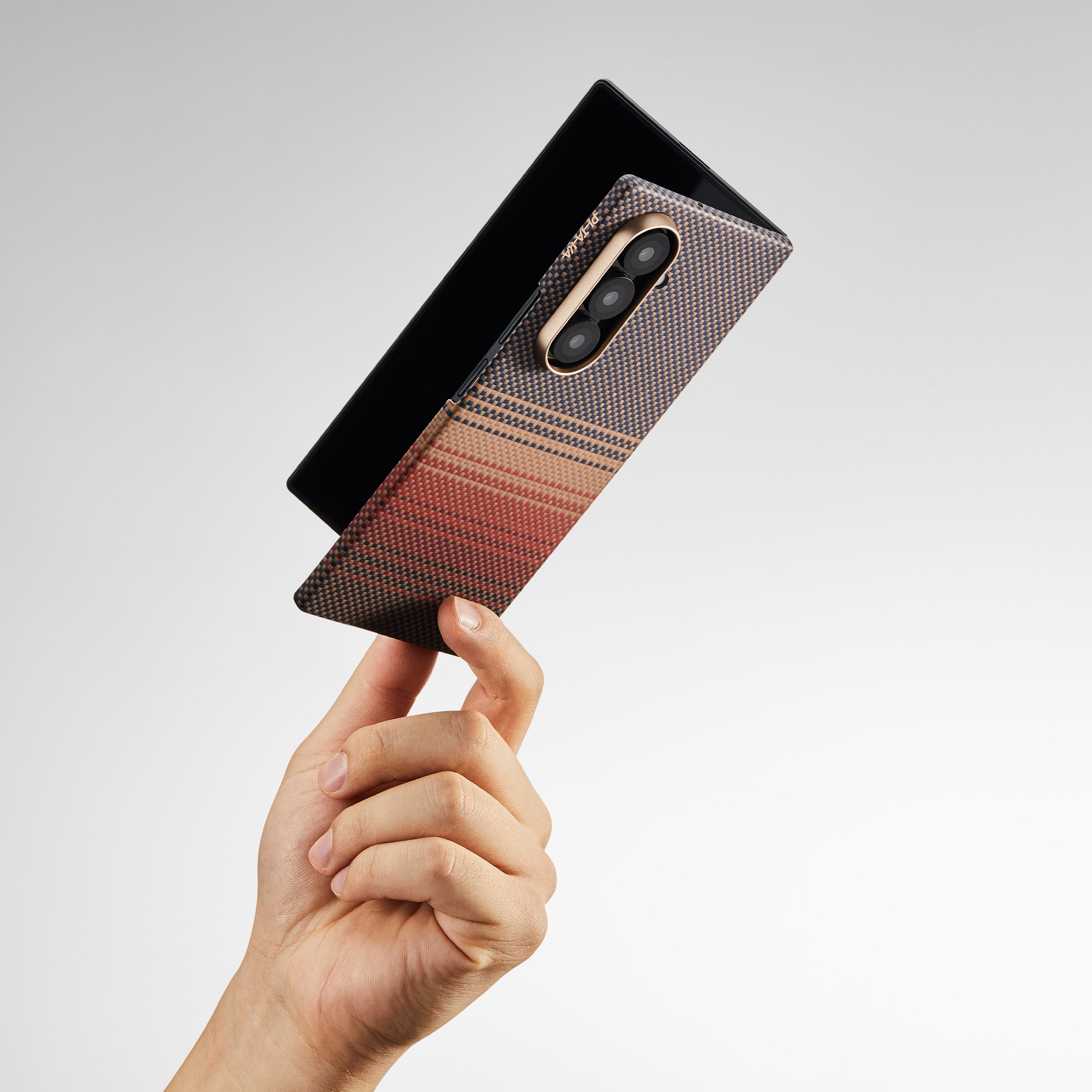 Pitaka Z Fold 7 Fusion Weaving Case With Ultra-Slim Touch - Sunset