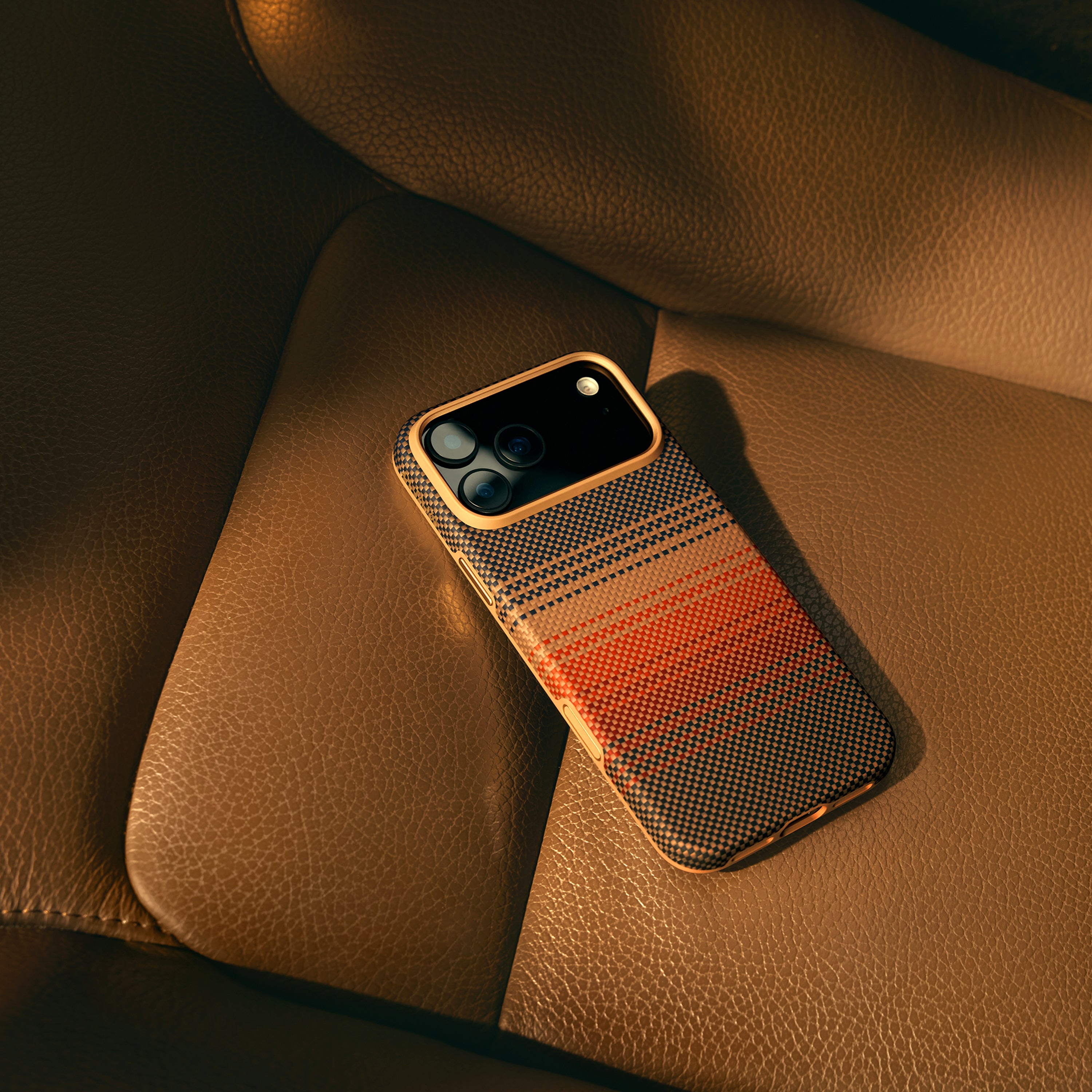 Pitaka Aramid Fiber Pro-Guard Case for iPhone 17 Pro - Sunset