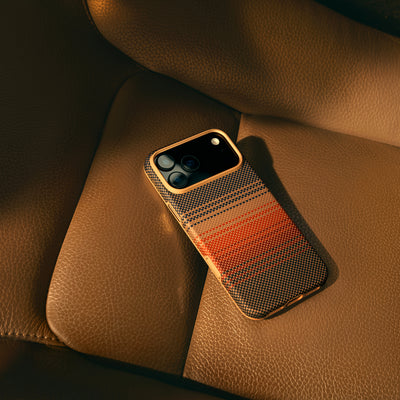 Pitaka Aramid Fiber Pro-Guard Case for iPhone 17 Pro - Sunset