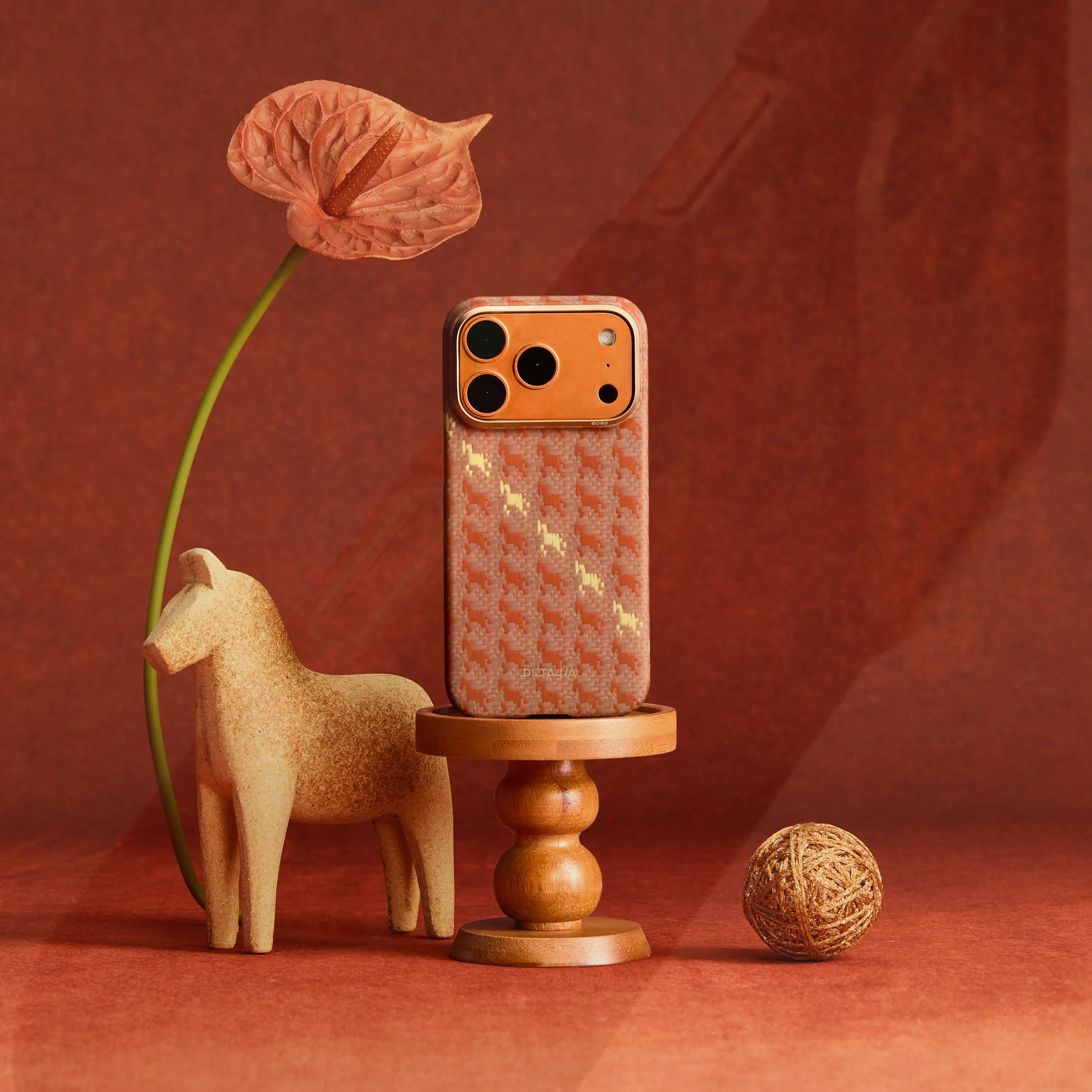 Pitaka Ultra-Slim Case With PitaTap Camera Control for iPhone 17 Pro Max - Amber