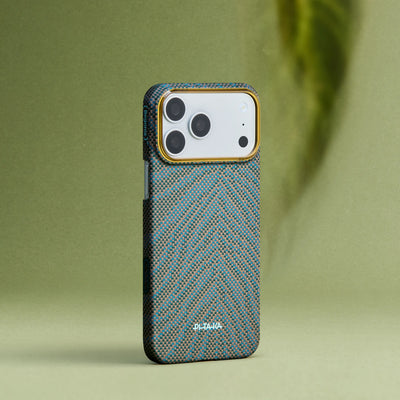 Pitaka Ultra-Slim Case With PitaTap Camera Control for iPhone 17 Pro - Breath of Veins
