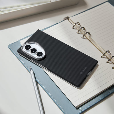 Pitaka Z Fold 8 Ultra Fusion Weaving Case With Ultra-Slim Touch - Black/Gray