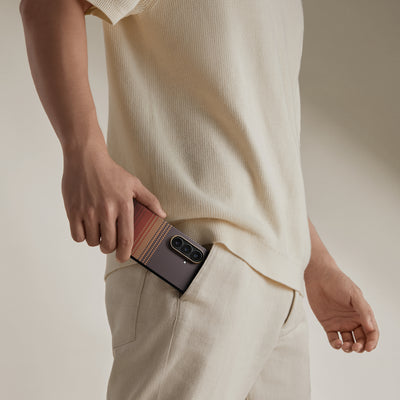 Pitaka Z Fold 7 Fusion Weaving Case With Ultra-Slim Touch - Sunset