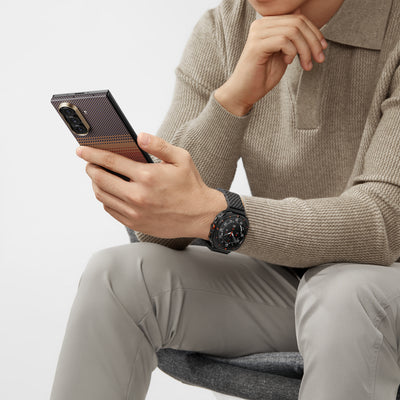 Pitaka Z Fold 7 Fusion Weaving Case With Ultra-Slim Touch - Sunset
