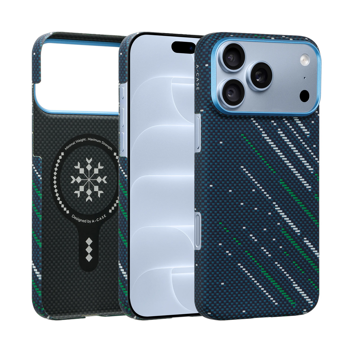 A-Case Ultra Slim Aramid Fiber Case For iPhone 18 Pro - Winter