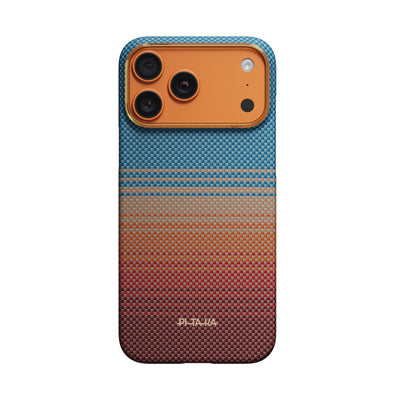 Pitaka Ultra-Slim Case With PitaTap Camera Control for iPhone 17 Pro Max - Sunset California Dream 01