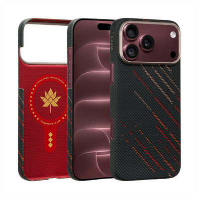 A-Case Ultra Slim Aramid Fiber Case For iPhone 18 Pro Max- Autumn