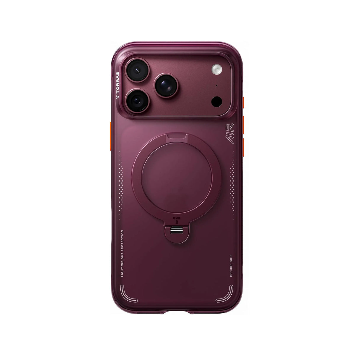 Torras Magnetic Shockproof Case With Stand for iPhone 17/18 Pro - Ostand Q3 Air