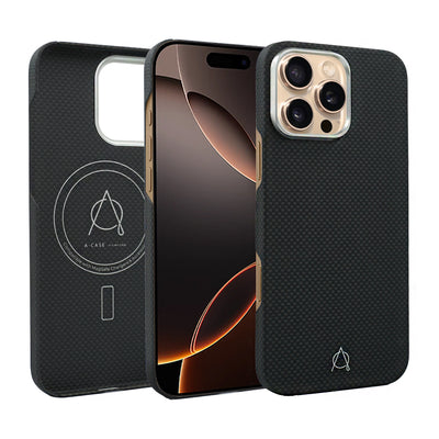 A-Case Aramid Fiber Slim Case For iPhone 16 Pro Max - Desen