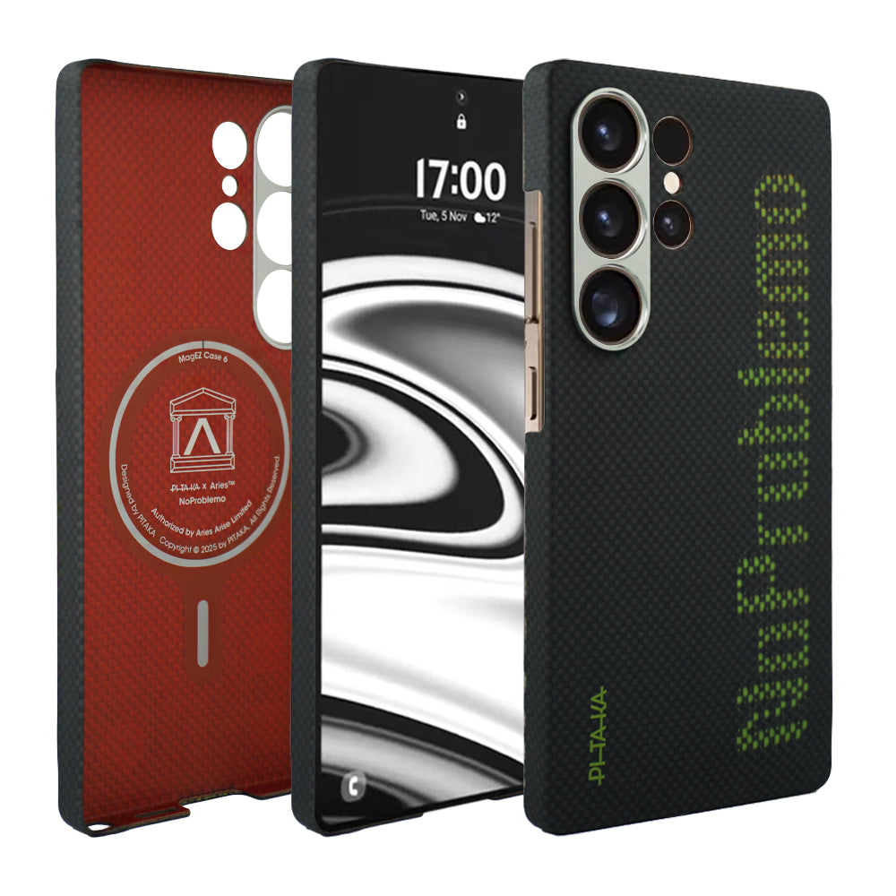 Pitaka Tactile Woven Case for Samsung S25 Ultra - No Problemo