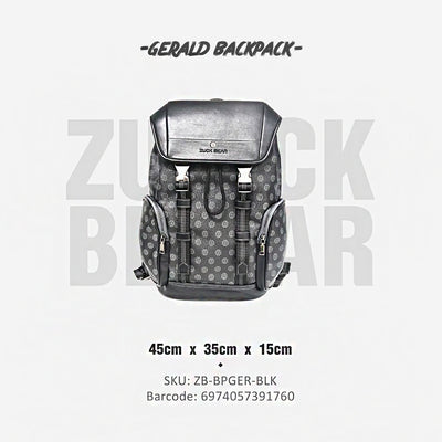 Zuckbear Gerald Stylish Backpack Made of Genuine Leather