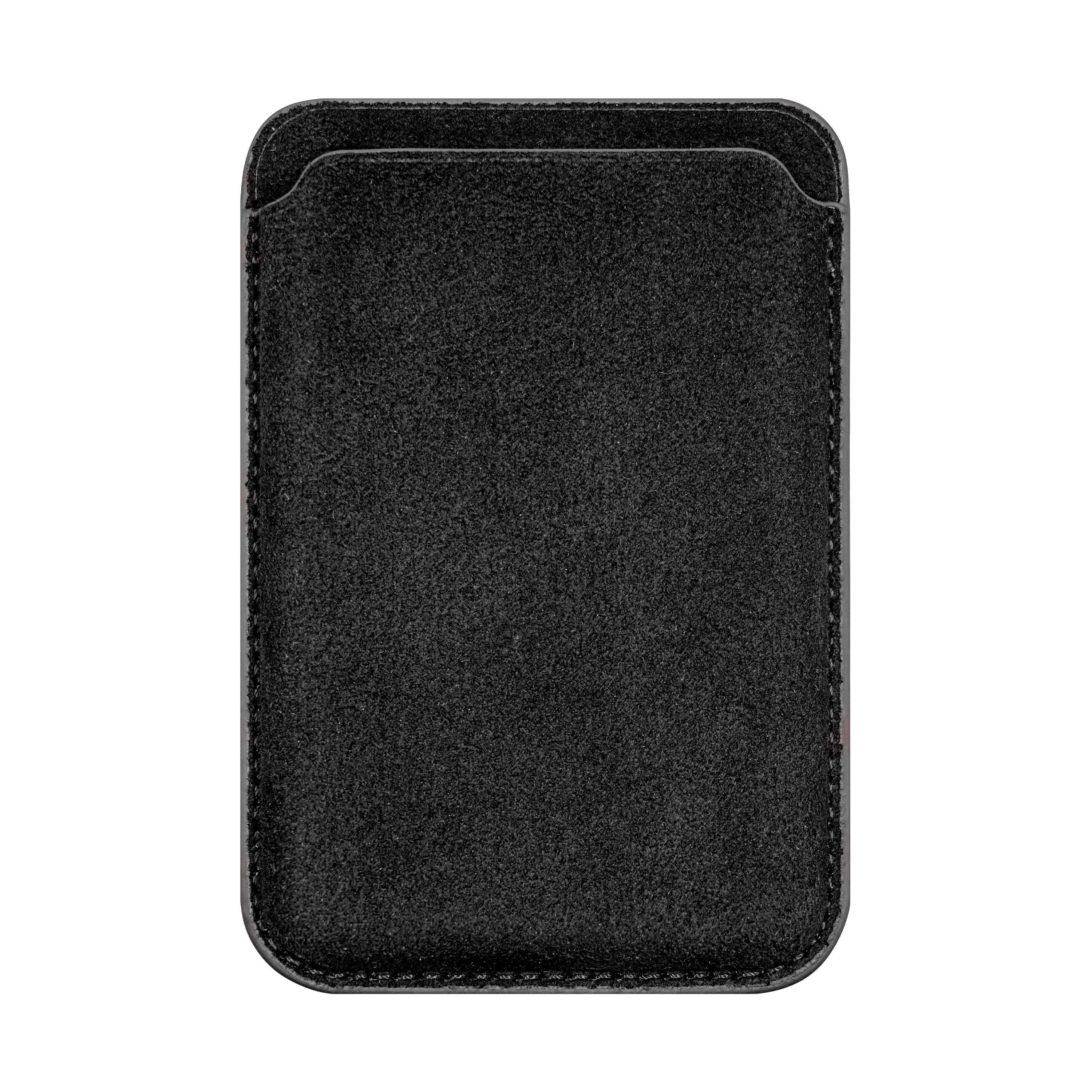 A-Case Alcantara Leather Premium Magnetic Card Holder - Kadife