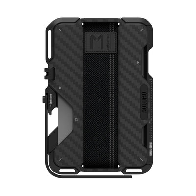 Aulumu Multi-Tool Magnetic Metal Wallet Carbon Fiber Cover MagSafe - G03