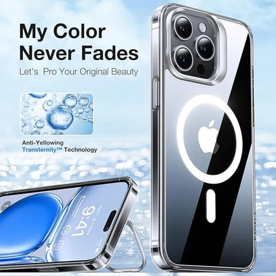 Magnetic iPhone 15 Pro Case -Clear