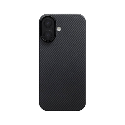 Pitaka Aramid Fiber Ultra-Slim Case With PitaTap Camera Control for iPhone 17 - Black/Gray