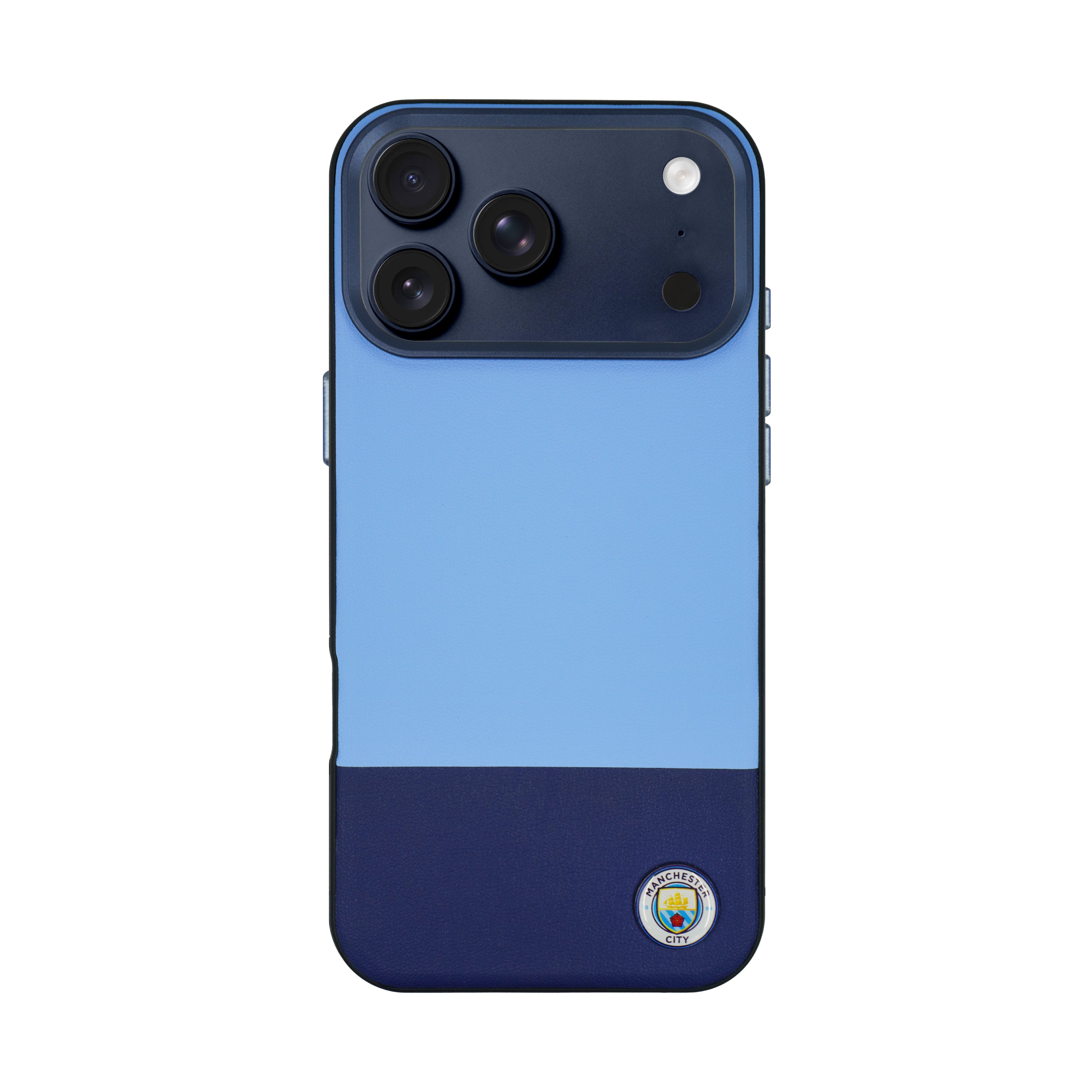 Manchester City FC Heritage Leather Case For iPhone 17 Pro