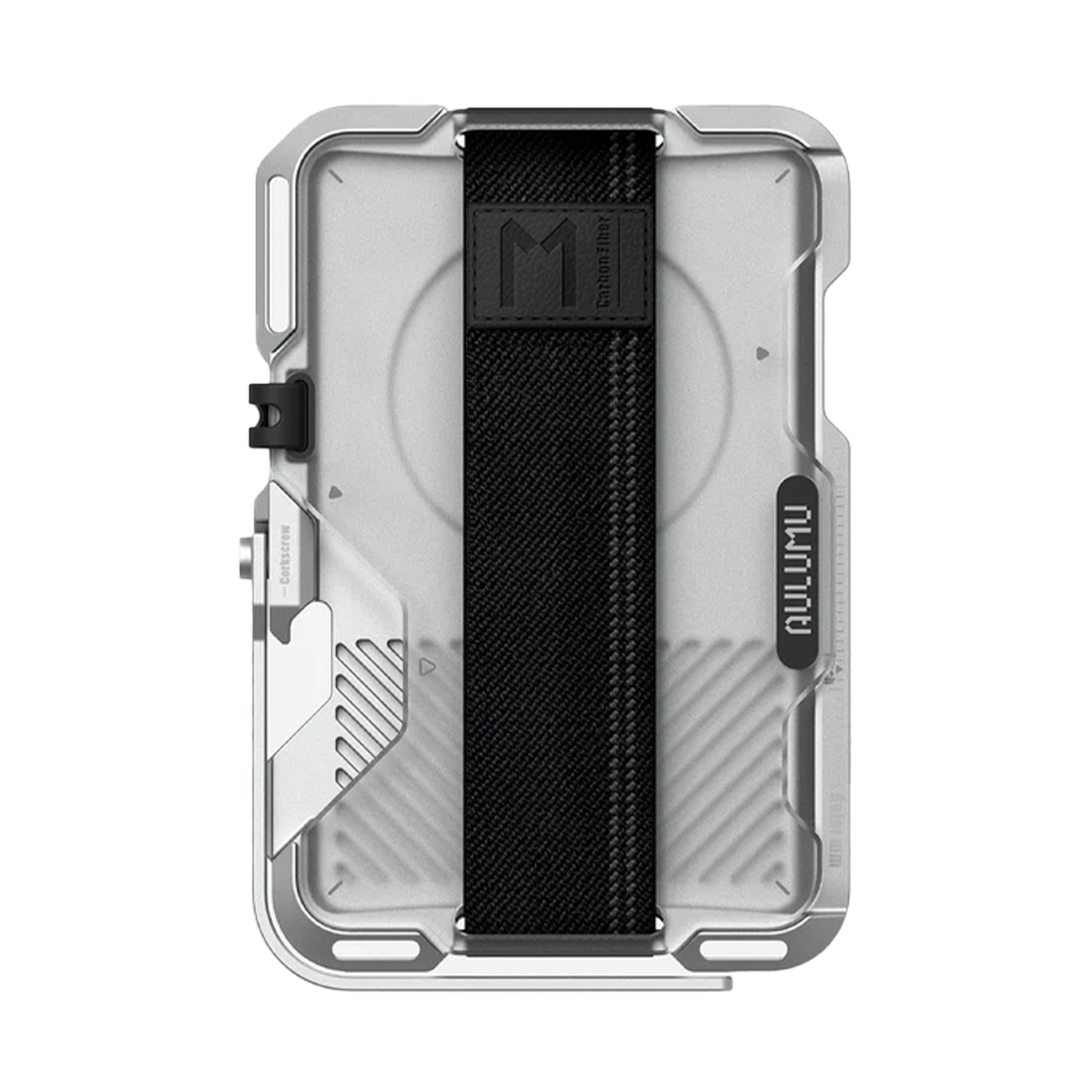 Aulumu Multi-Tool Magnetic Metal Wallet Frosted Cover MagSafe - G03
