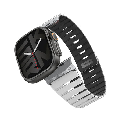 Skinarma Gemini Magnetic Apple Watch Strap 49/46/45/44mm - Orange/Black