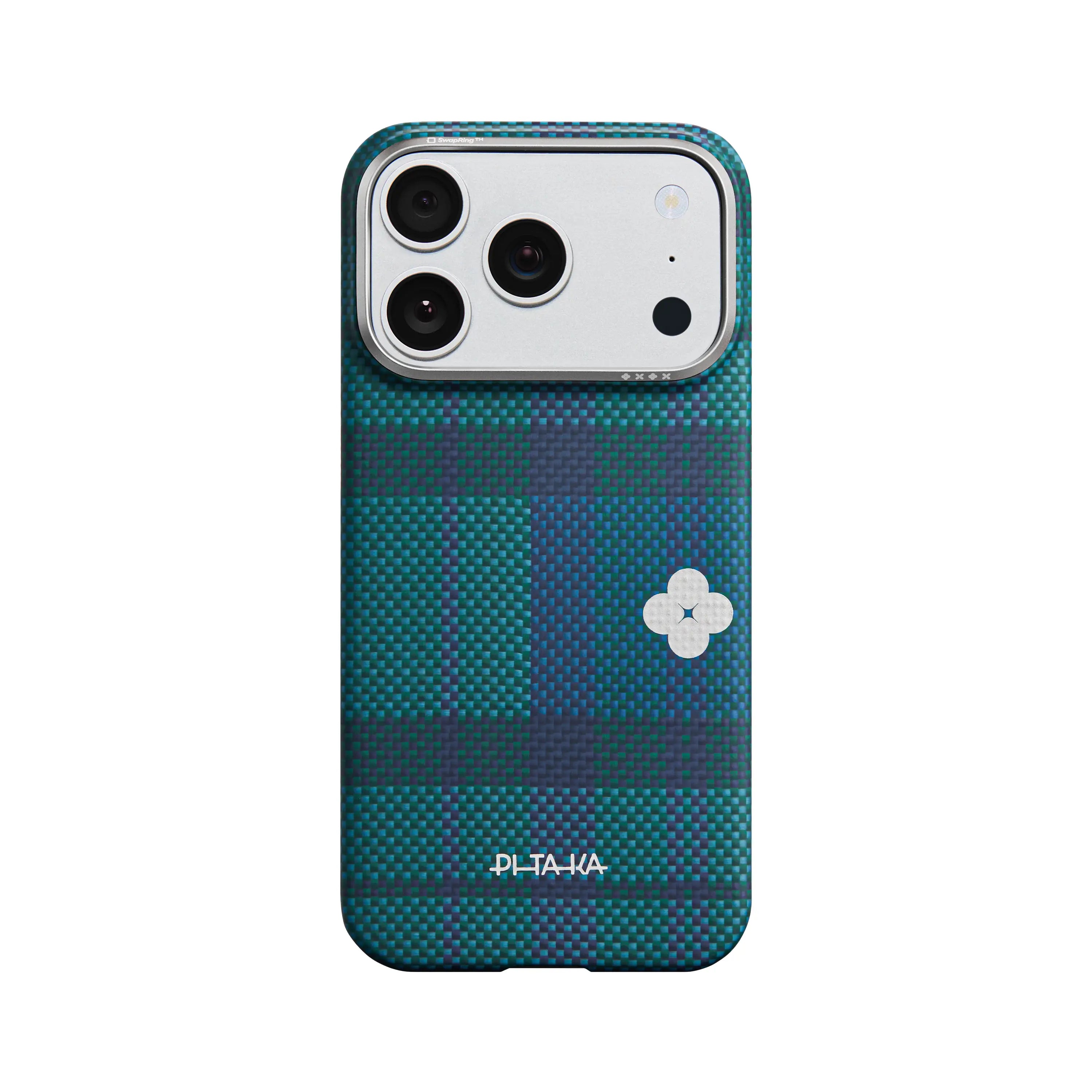 Pitaka Ultra-Slim Case With PitaTap Camera Control for iPhone 17 Pro Max - Forest Dawn