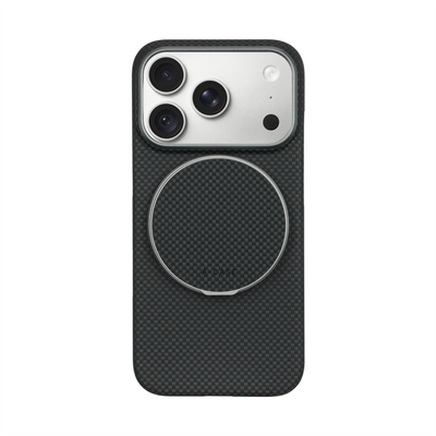 A-Case Aramid Fiber Phone Case With Grip 2 in 1 For iPhone 18 Pro Max - Desen