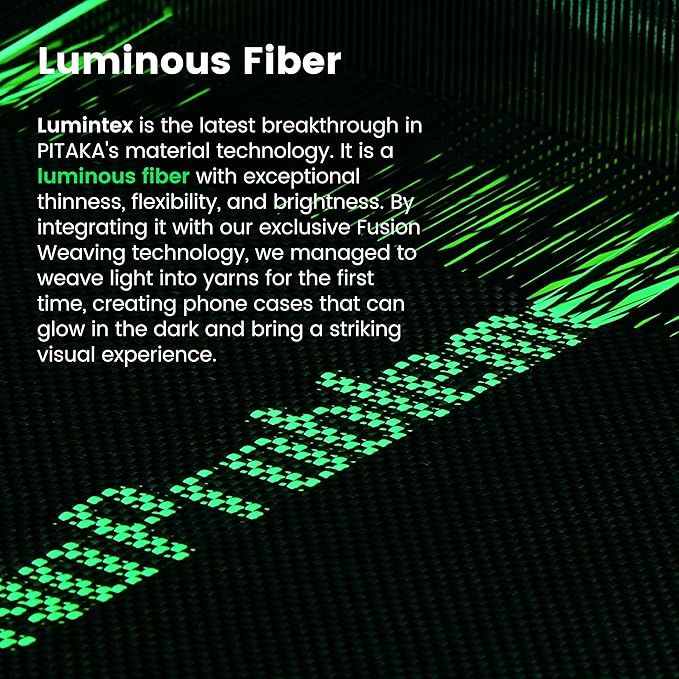 Aries Collaborative Luminous Case Tactile Woven Case for iPhone 16 Pro - No Problemo