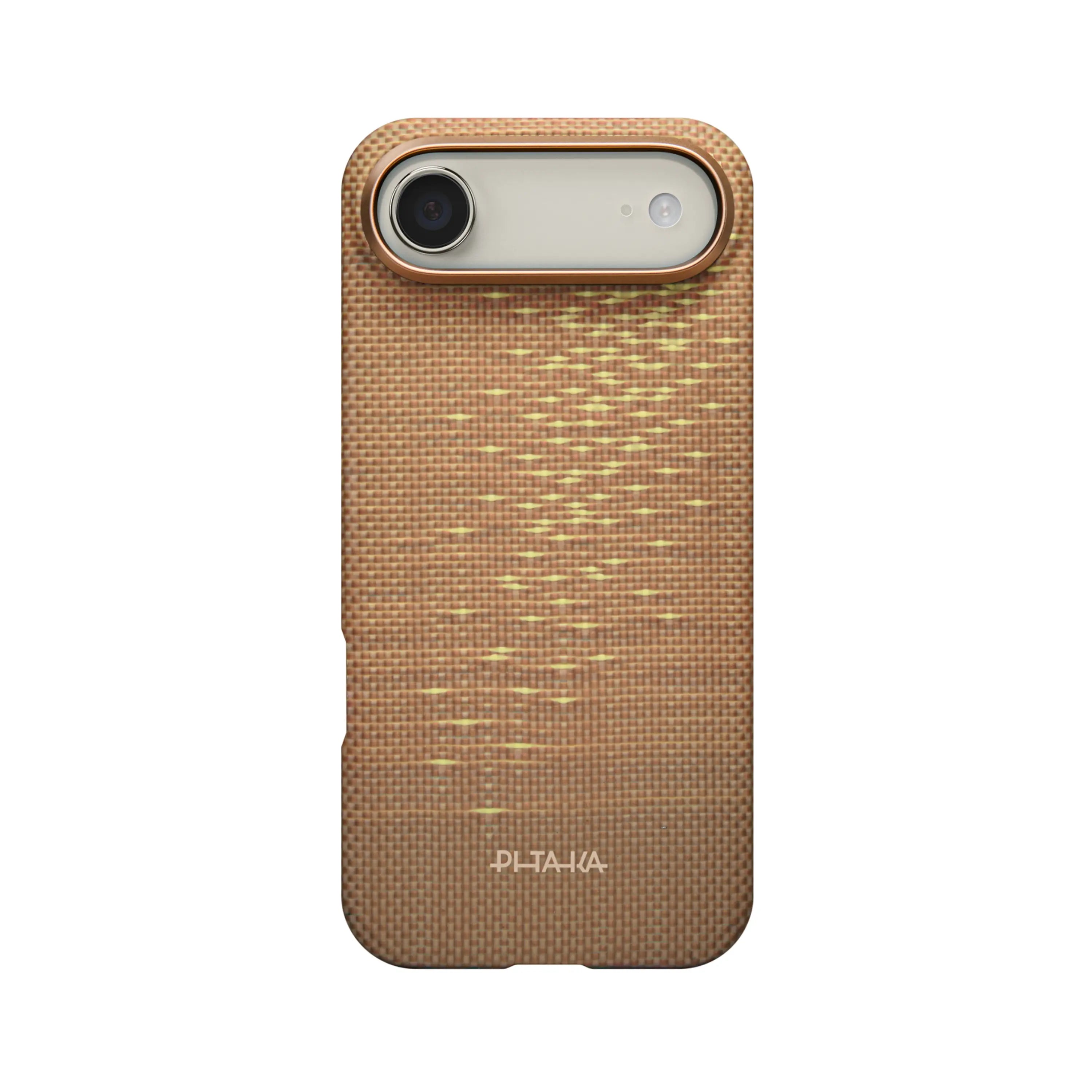 Pitaka Aramid Ultra-Slim Case With PitaTap for iPhone 17 Air - Golden Glint