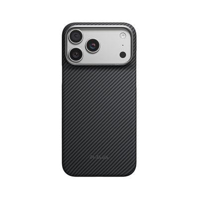 Pitaka Ultra-Slim Case With PitaTap Camera Control for iPhone 18 Pro Max - Black/Gray