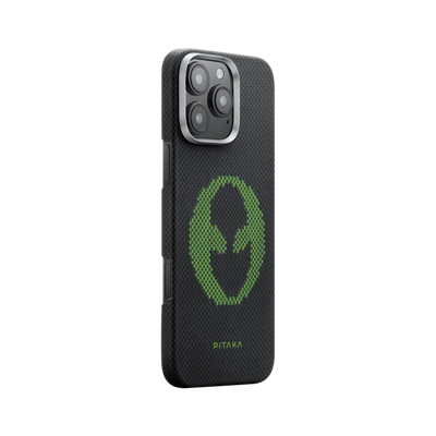 Aries Collaborative Luminous Case Tactile Woven Case for iPhone 16 Pro - Alien