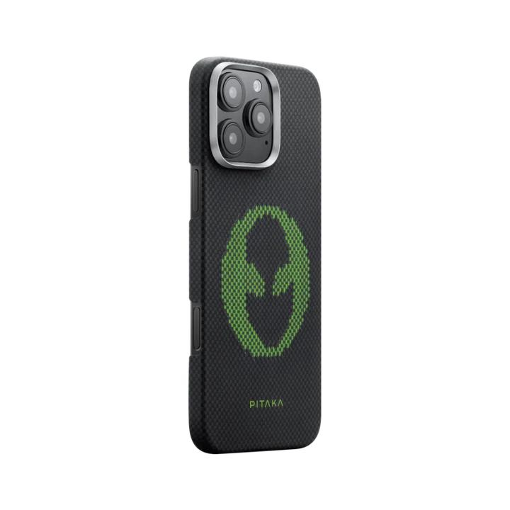 Aries Collaborative Luminous Case Tactile Woven Case for iPhone 16 Pro - Alien