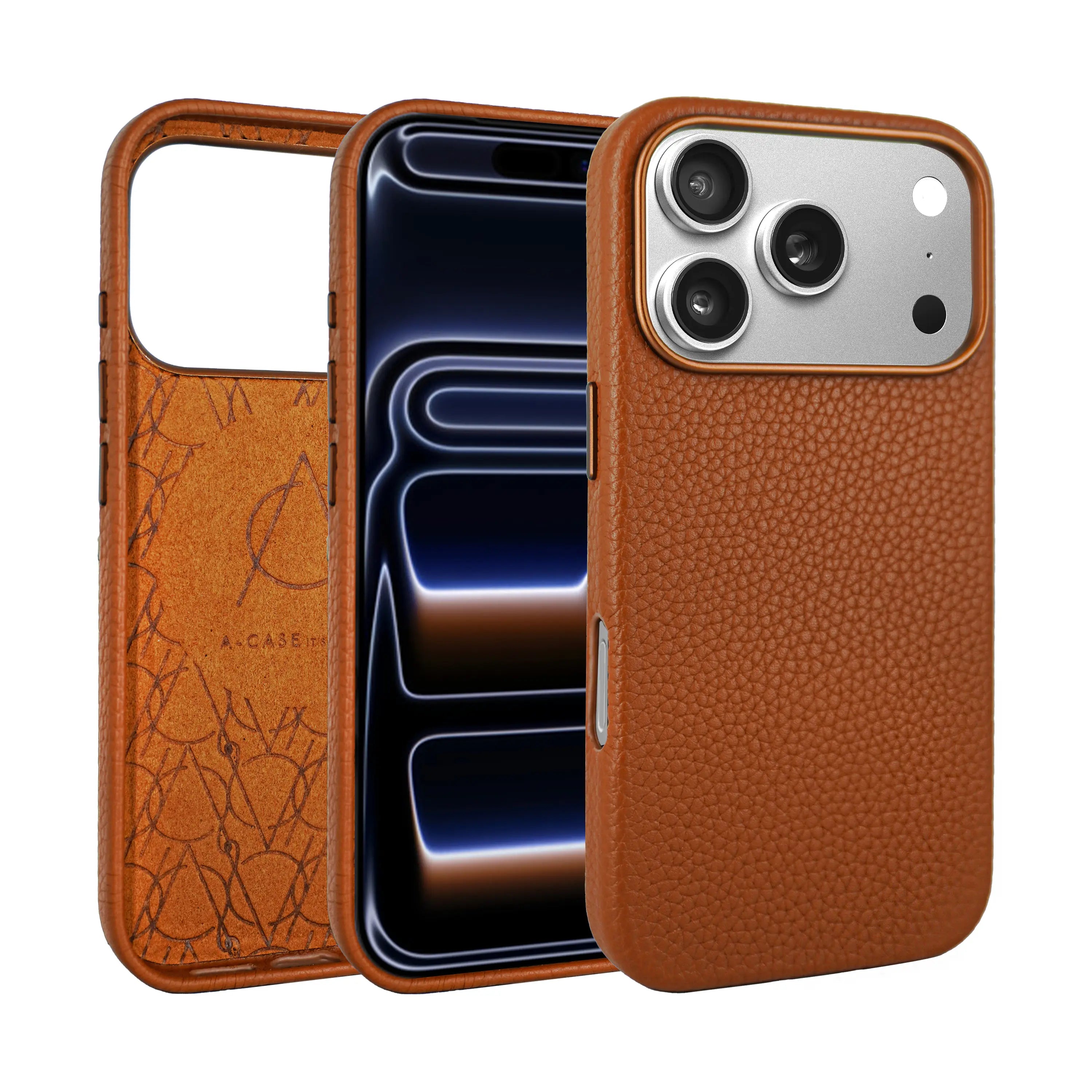 A-Case Genuine Leather Case for iPhone 17 Pro Max - Amur
