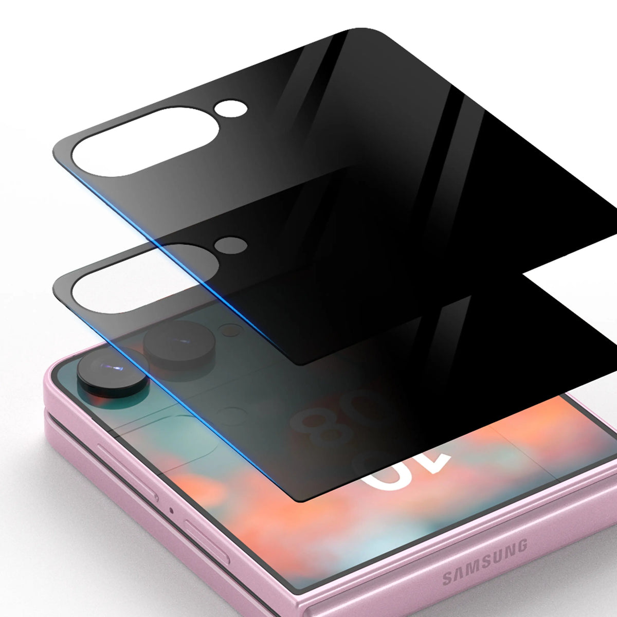 Araree Core Screen Protector 2 Pack For Galaxy Z Flip 8 - Privacy