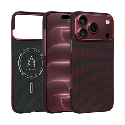 A-Case Ultra-Slim Aramid Fiber Case For iPhone 18 Pro - Desen