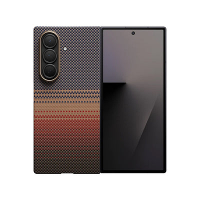 Pitaka Z Fold 7 Fusion Weaving Case With Ultra-Slim Touch - Sunset