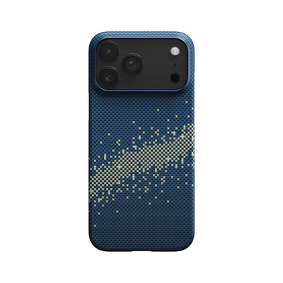Pitaka Aramid Fiber Ultra-Slim Case With PitaTap Camera Control for iPhone 17 Pro Max - Milky Way Galaxy