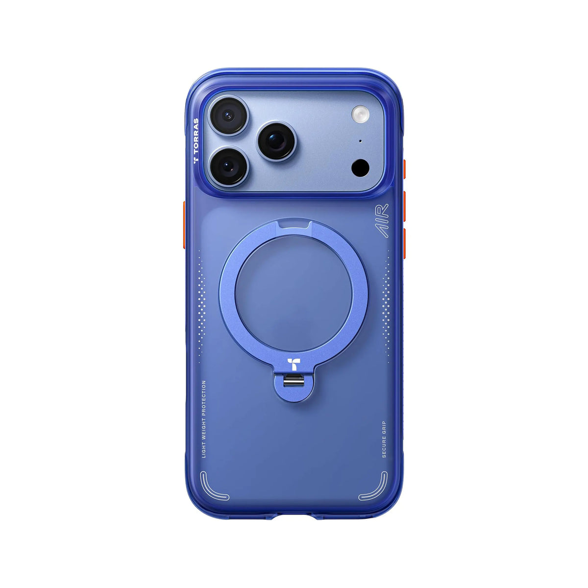 Torras Magnetic Shockproof Case With Stand for iPhone 17/18 Pro Max - Ostand Q3 Air