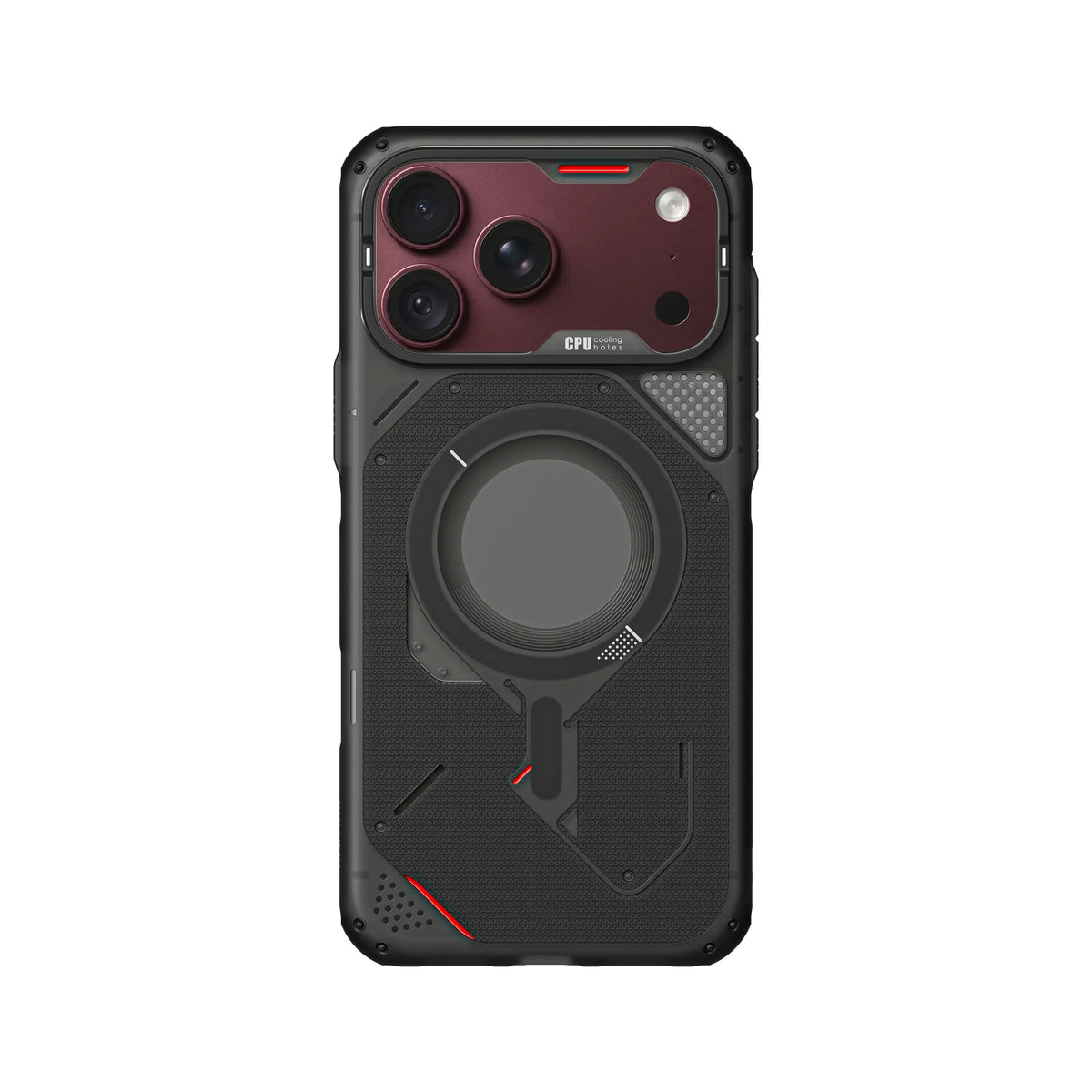 Aulumu Rugged Outdoor Case With Camera Control Cover for iPhon 18 Pro - A18