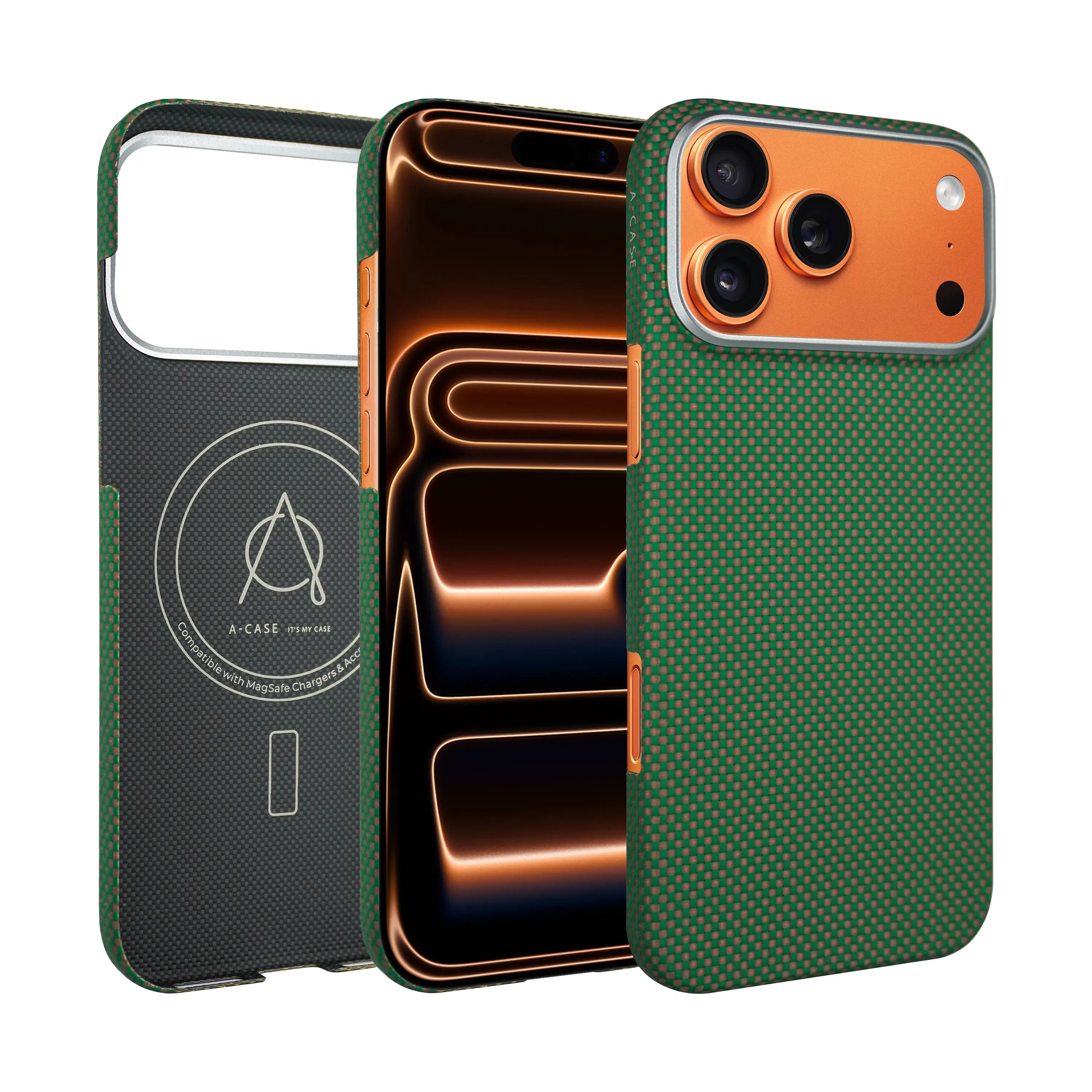 A-Case Aramid Fiber Case For iPhone 17 Pro Max - Desen