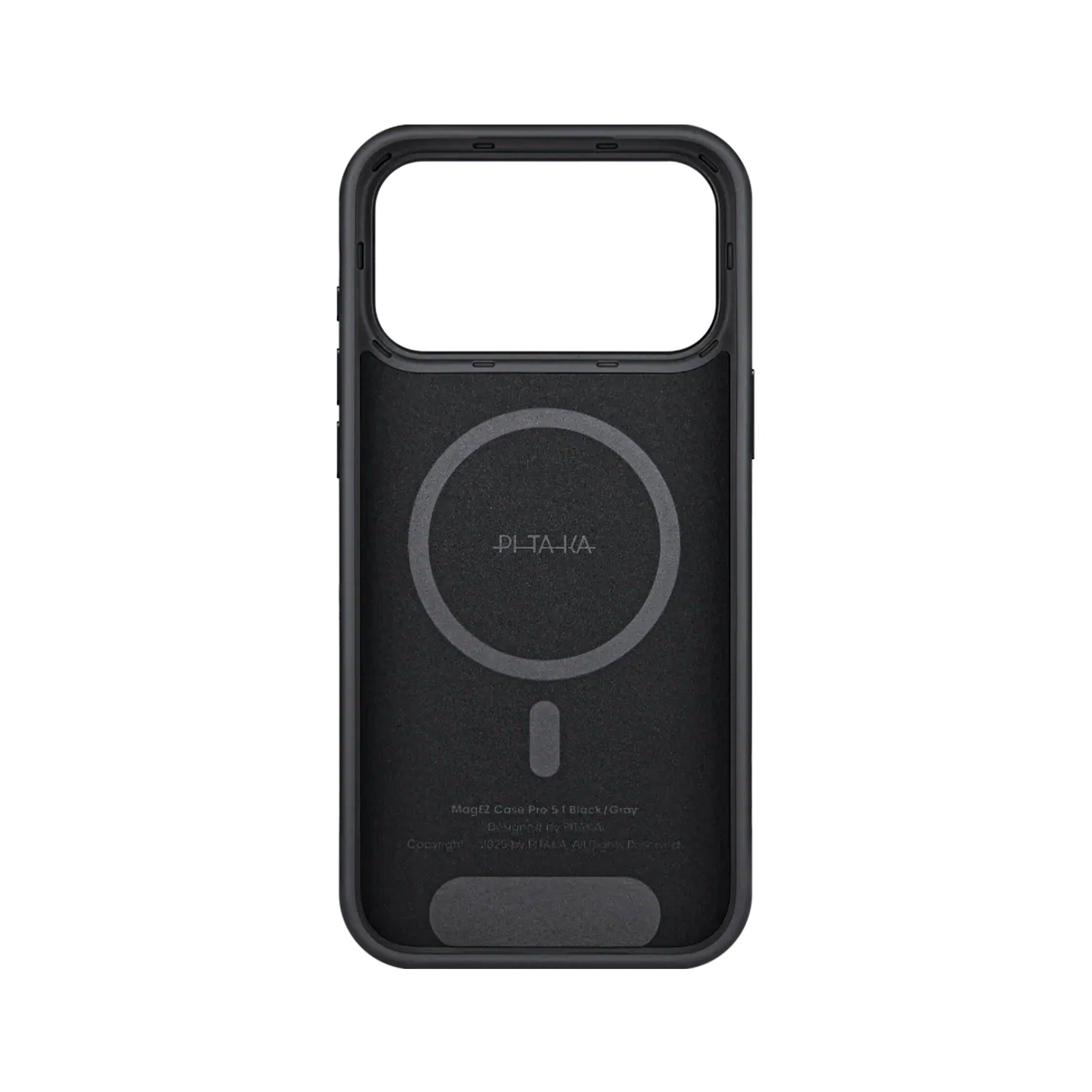 Pitaka Aramid Fiber Ultra-Guard Case for iPhone 17 Pro - Black/Gray