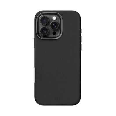Uniq Lyden Vegan Leather Case For iPhone 16 Series - Black