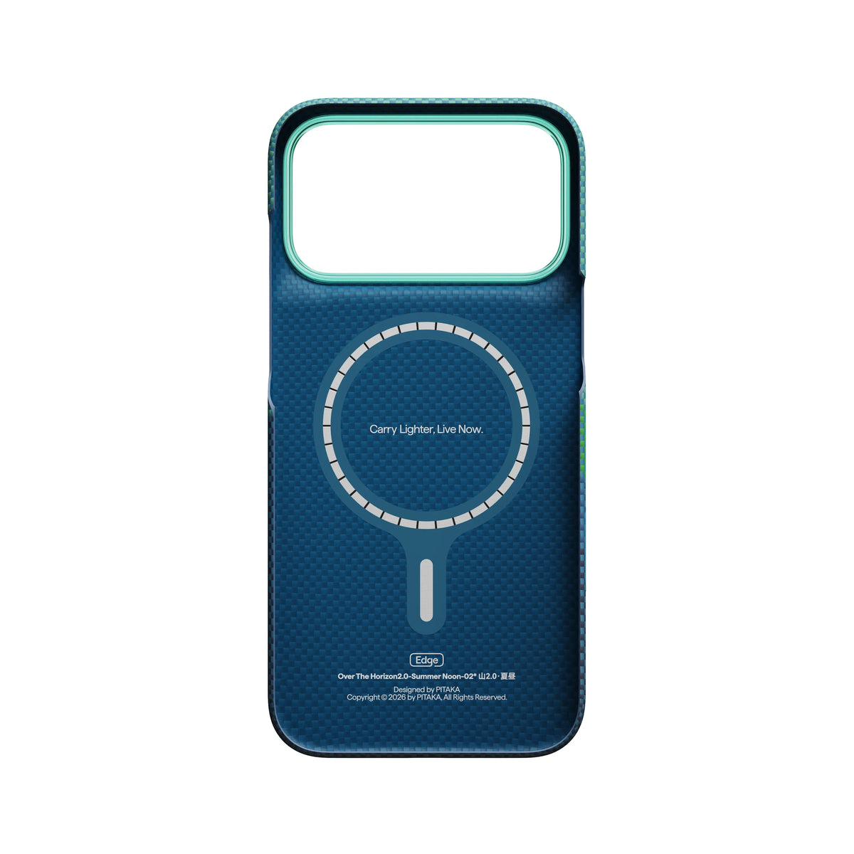 Pitaka Ultra-Slim Case With PitaTap Camera Control for iPhone 18 Pro Max - Summer Noon