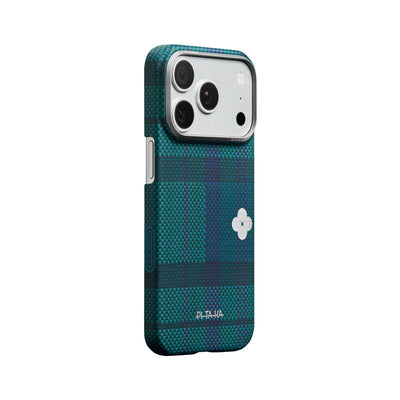 Pitaka Ultra-Slim Case With PitaTap Camera Control for iPhone 17 Pro Max - Forest Dawn