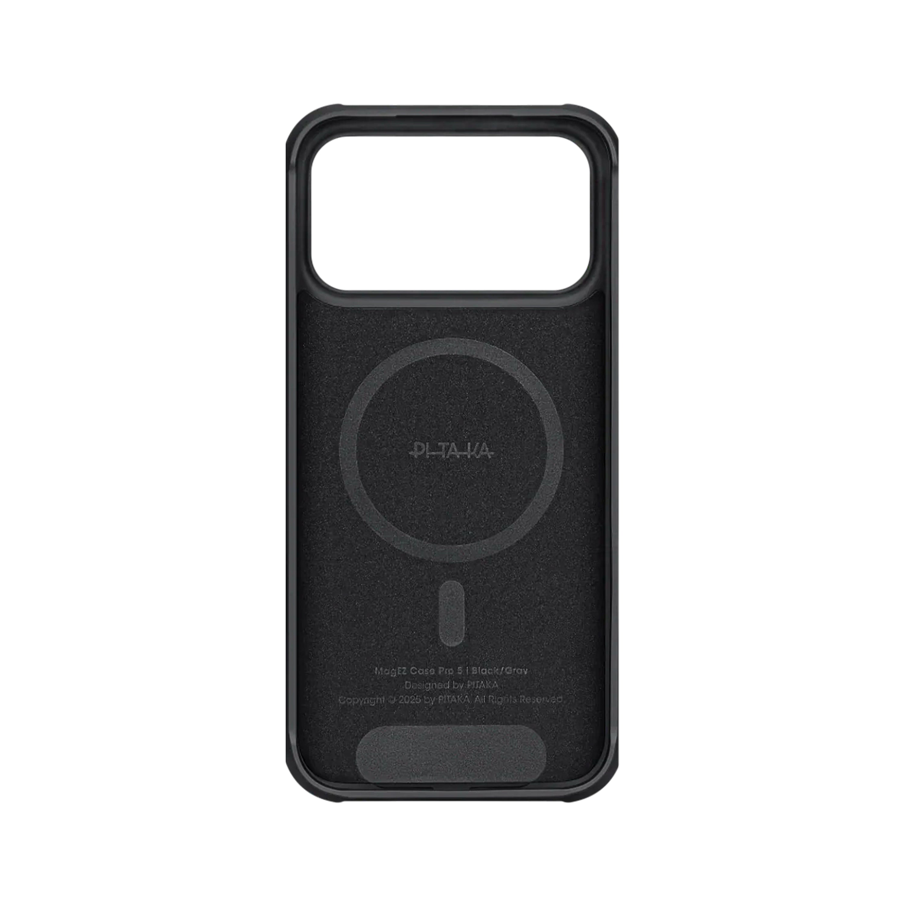 Pitaka Aramid Fiber Pro-Guard Case for iPhone 17 Pro - Black/Gray