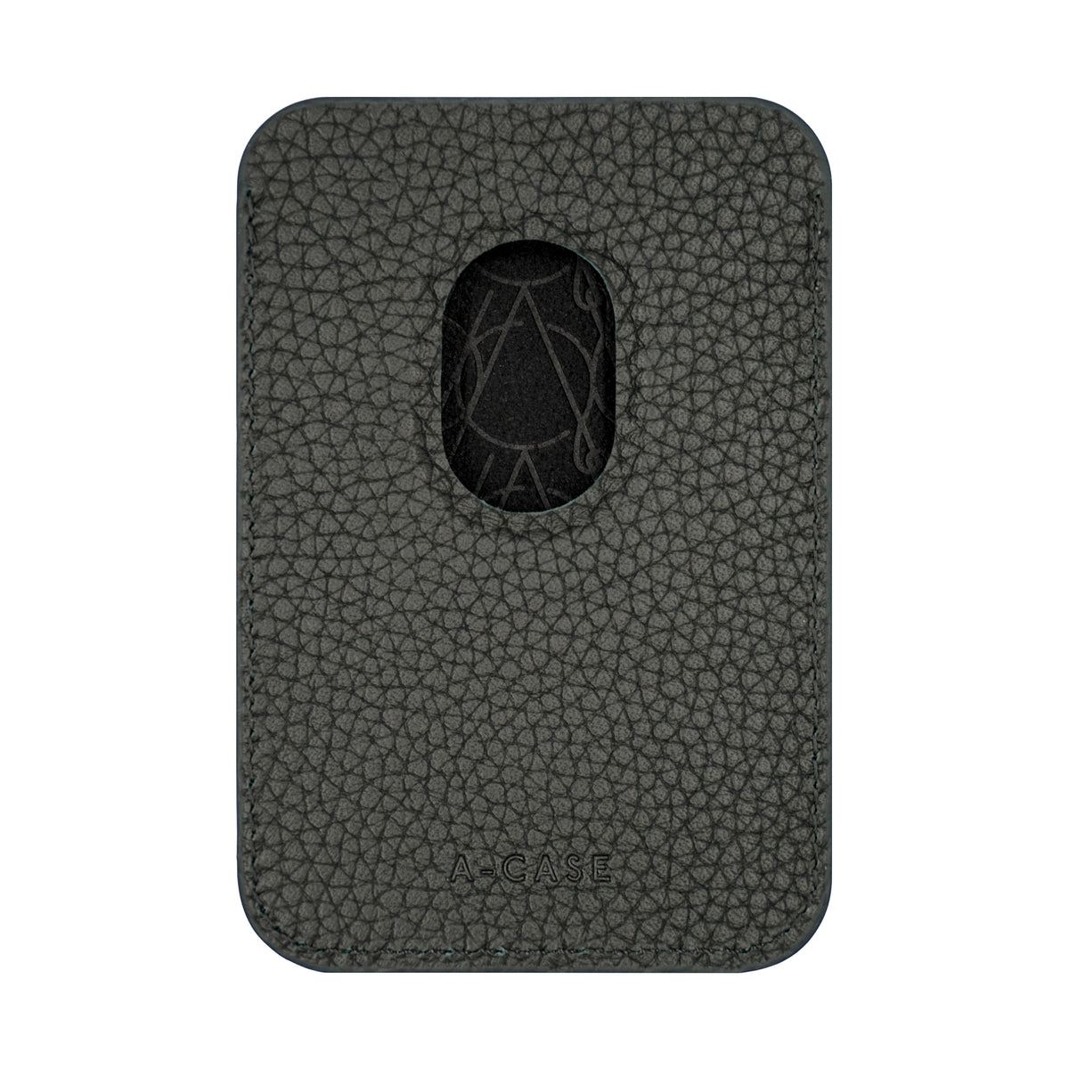 A-Case Genuine Leather Premium Magnetic Card Holder - Amur