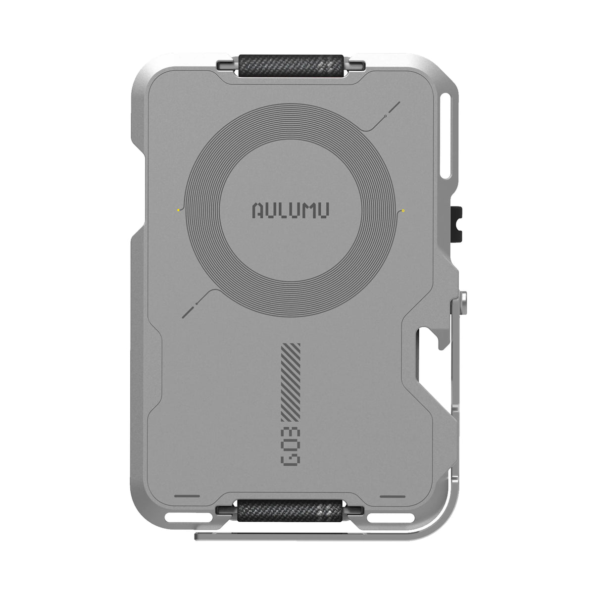 Aulumu Multi-Tool Magnetic Metal Wallet Genuine Leather Cover MagSafe - G03