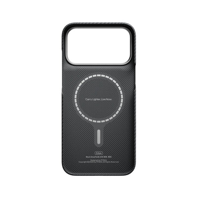 Pitaka Ultra-Slim Case With PitaTap Camera Control for iPhone 18 Pro Max - Black/Gray