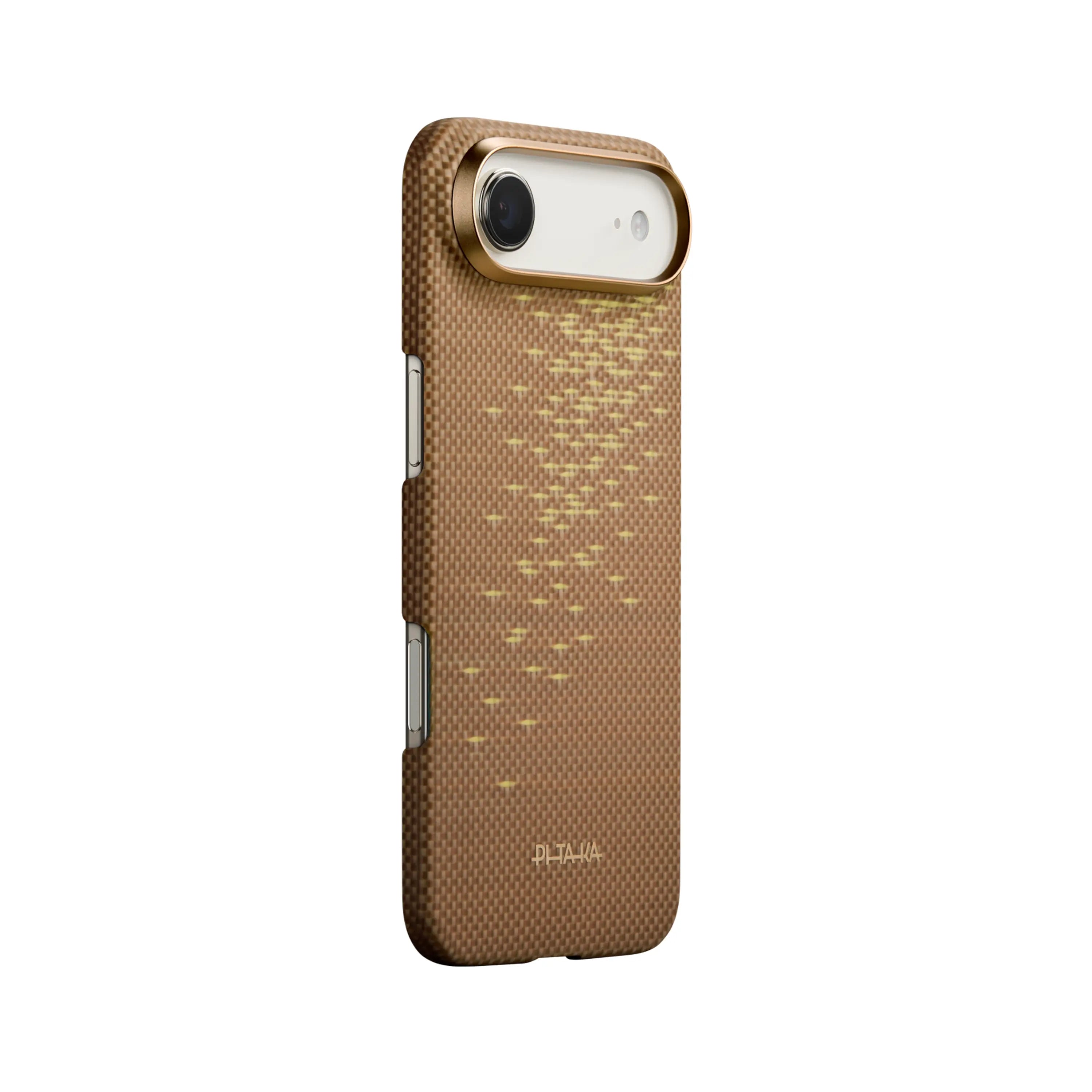 Pitaka Aramid Ultra-Slim Case With PitaTap for iPhone 17 Air - Golden Glint