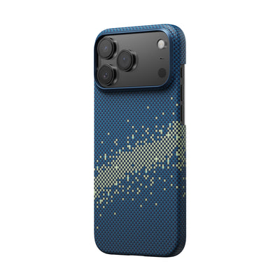 Pitaka Aramid Fiber Ultra-Slim Case With PitaTap Camera Control for iPhone 17 Pro Max - Milky Way Galaxy