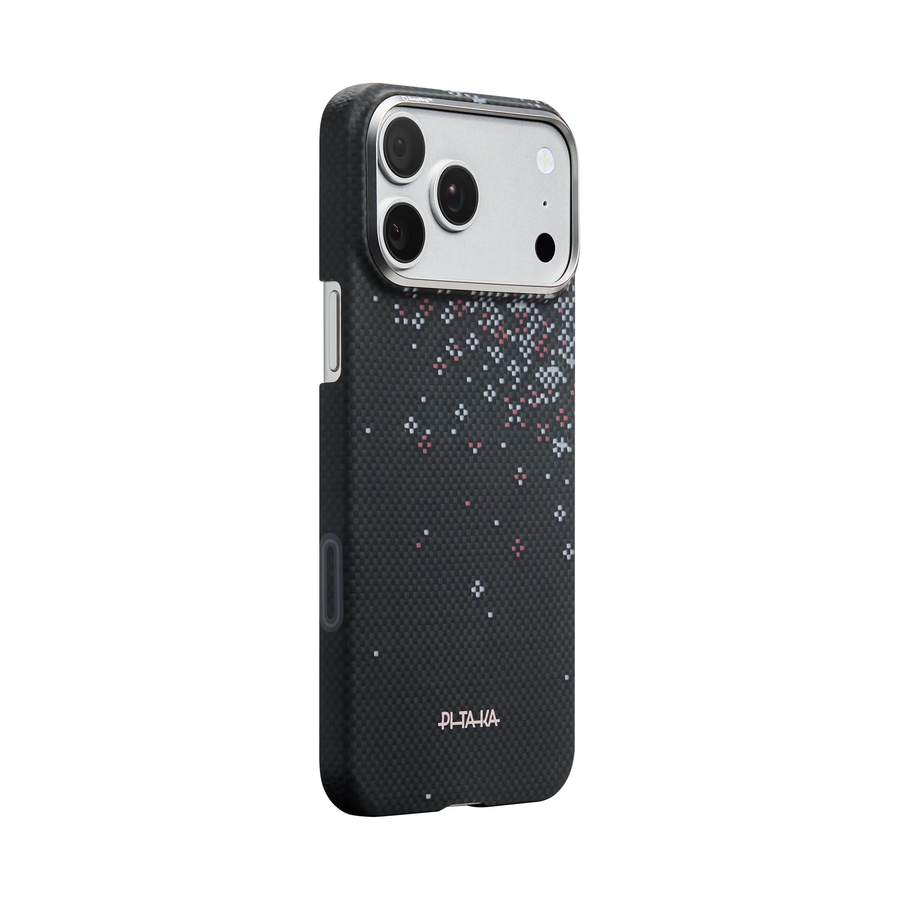 Pitaka Ultra-Slim Case With PitaTap Camera Control for iPhone 17 Pro - Sakura Hours