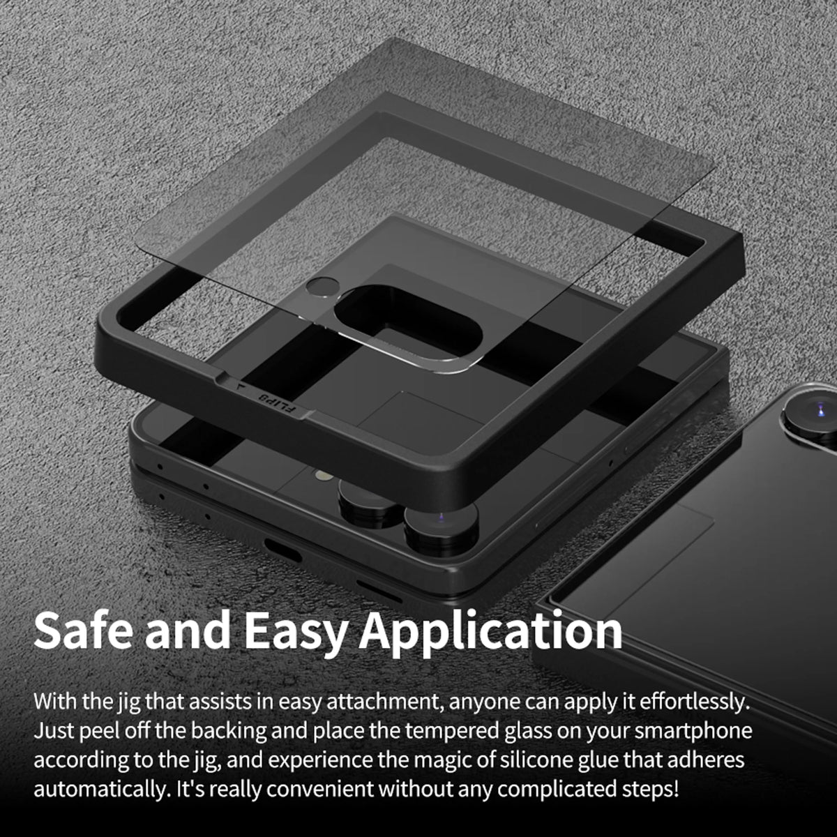 Araree Core Screen Protector 2 Pack For Galaxy Z Flip 8 - Privacy