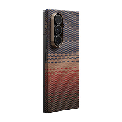 Pitaka Z Fold 7 Fusion Weaving Case With Ultra-Slim Touch - Sunset